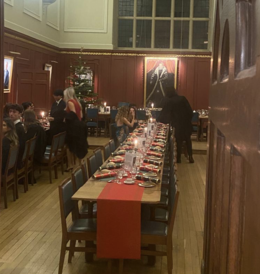 An image of a dining table laid for a formal dinner