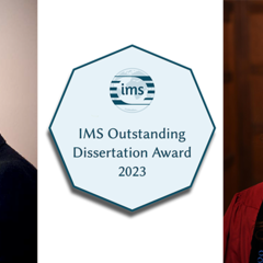 IMS Outstanding Dissertation Award 2023: Peter Asimov (Award Winner) and Alana Mailes (1s Honorary Mention) 