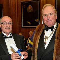 Dr James Westbrook receives the 2015 Terence Pamplin Award