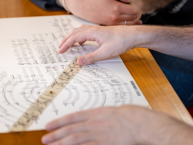 An unusual musical score