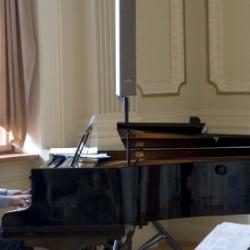 Matt Woolhouse in Hungary with Wolfson College Choir, June 2018. Photo by Lucy Wilson.