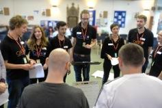 Outreach team visit Bedford Prison