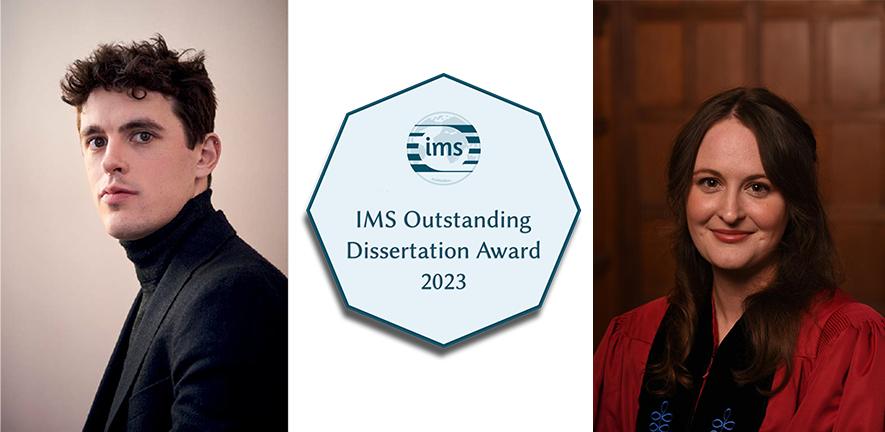 IMS Outstanding Dissertation Award 2023: Peter Asimov (Award Winner) and Alana Mailes (1s Honorary Mention)