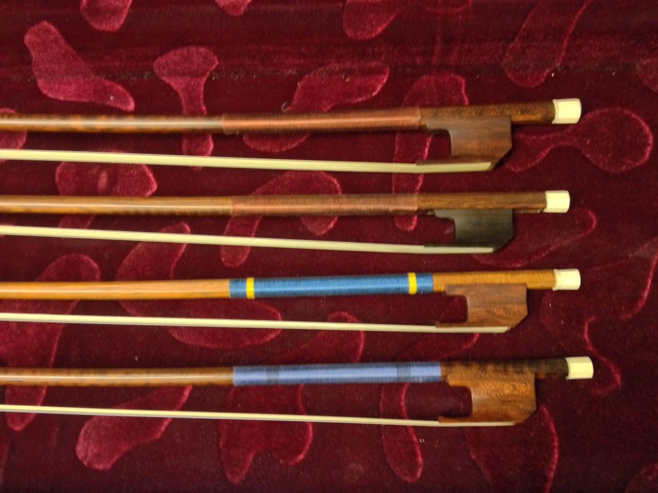 Acquisition: Quartet of Classical Bows for Instrument Collection