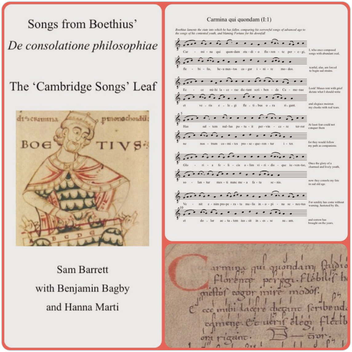 Lost Songs now freely available: New performance edition of Boethius' Songs of Consolation