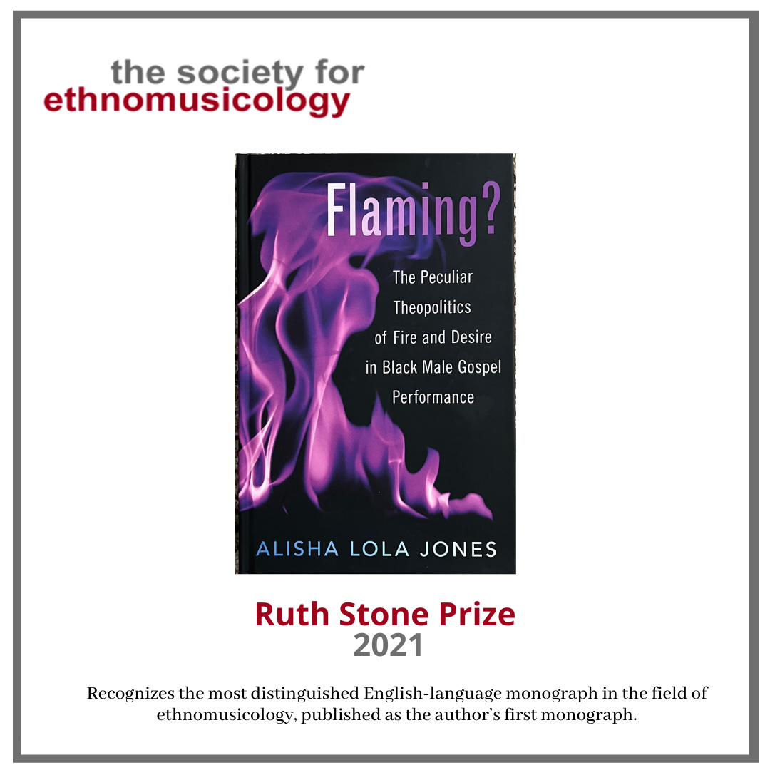 2021 Ruth Stone Prize, awarded by the Society for Ethnomusicology 2021 Ruth Stone Prize, awarded by the Society for Ethnomusicology